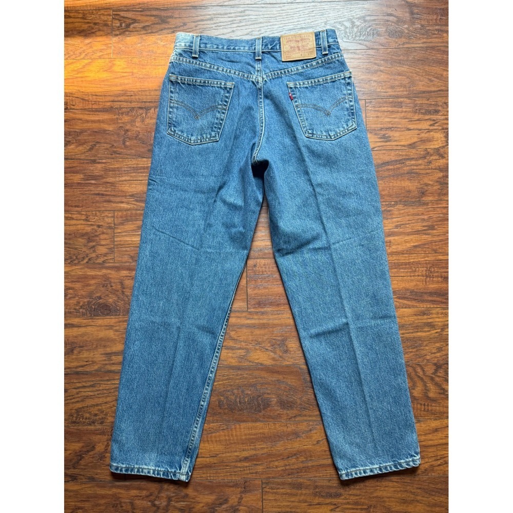 Levis 550 Mens Jeans 31x30 Relaxed Tapered Medium Wash Y2K 90s Dad Denim - Picture 5 of 10